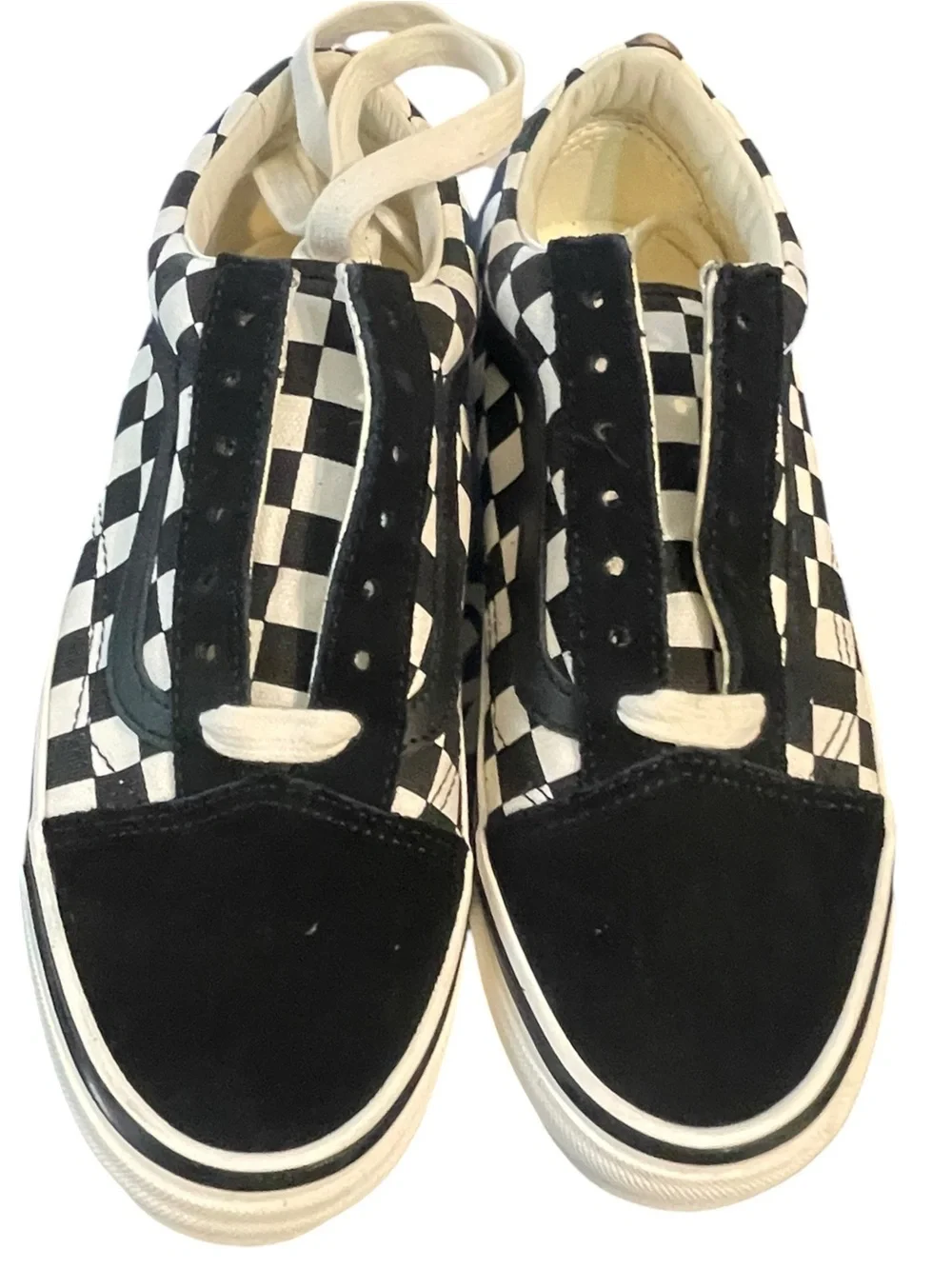 NWT Van's Black & White Lx Old Skool Lace Up Sneakers Skater Punk Alternative 7
